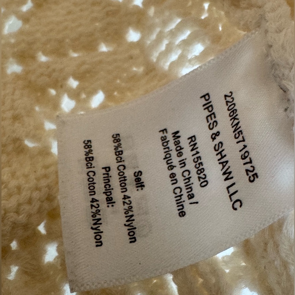 Veronica Beard Oswald Crochet Knit Cream Top - Picture 7 of 7
